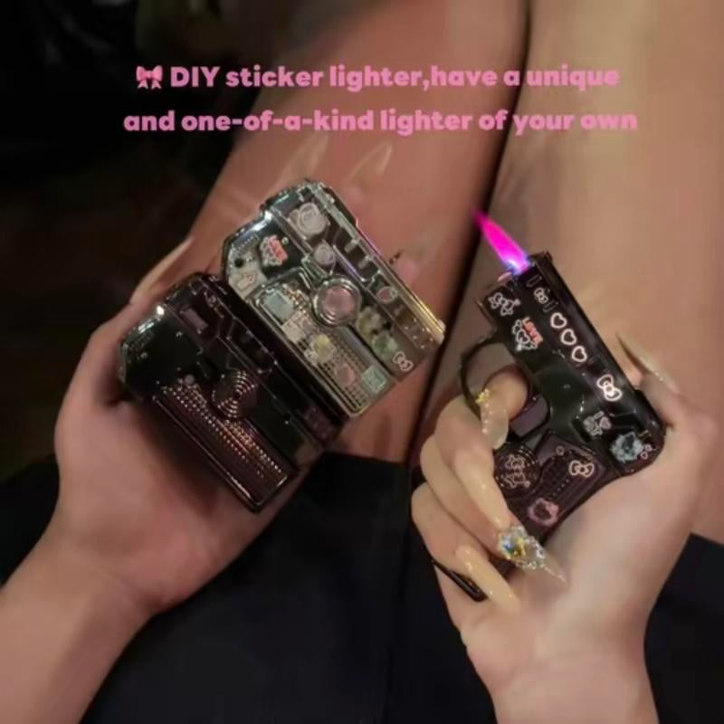 (Limited-Time Activities) Rotatable Foldable Lighter Refillable Windproof Torch Lighter for Cooking (No Fuel) Torch Lighter Kitchen Metal-Special Birthday Gift-Men'S Gift Ideas