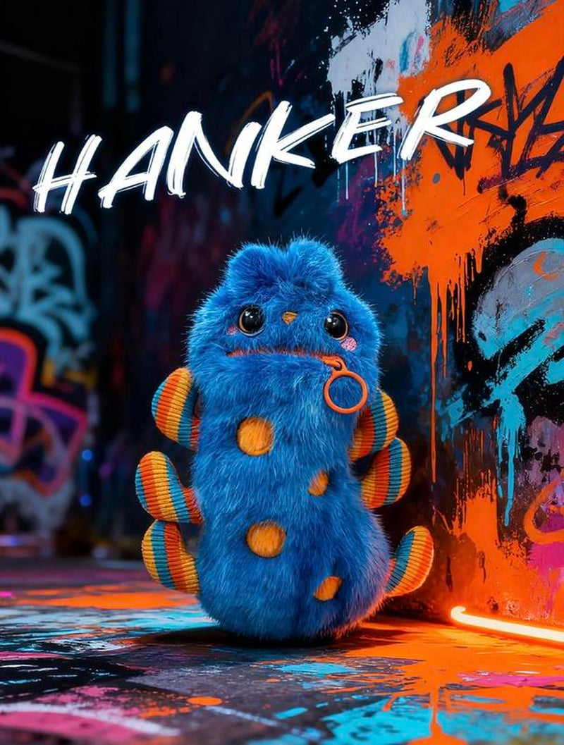 Nomster-Nom Bad Mood Sound Plush Keychain Blind Box – Cute & Fun Collectible with Unique Sounds, Perfect Gift for Plush Lovers